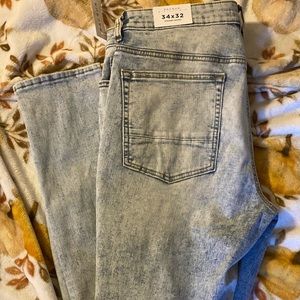 Men Jeans-New Light wash(acid wash like)